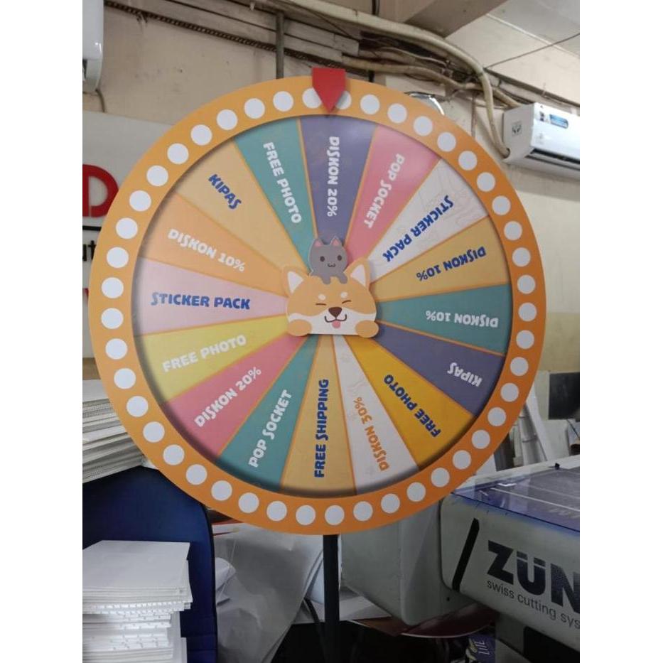 Wheel Of Fortune / Roda Undian / Roulette / Lucky Spin #Gratisongkir