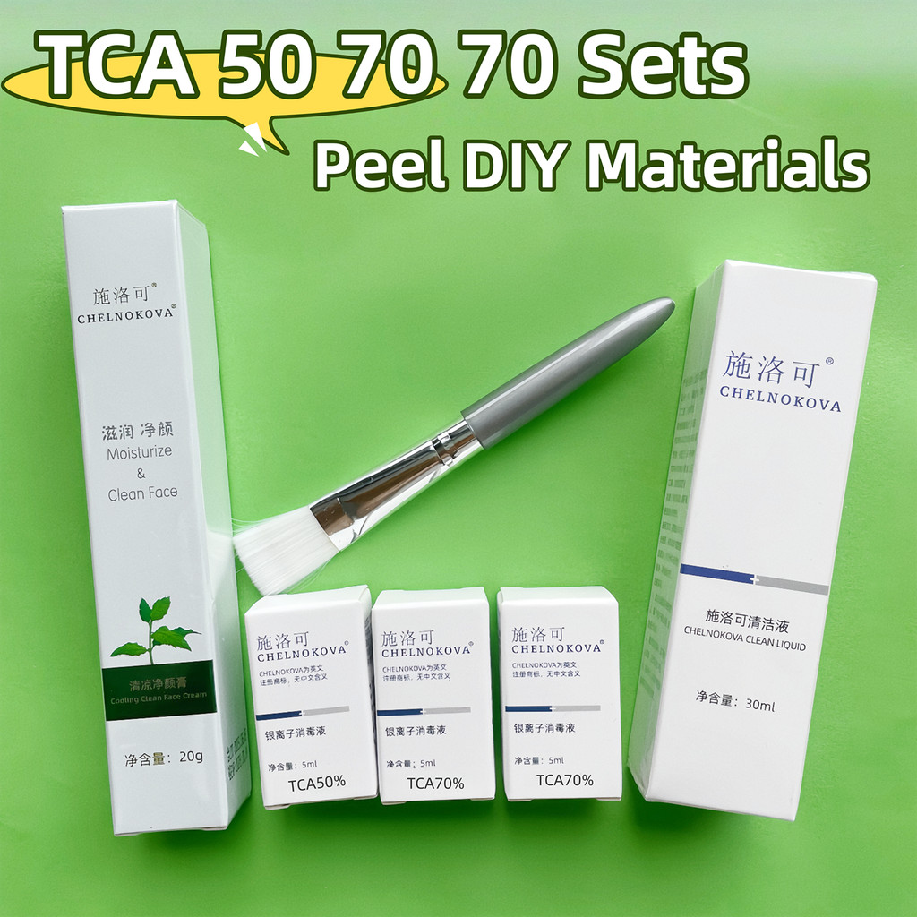 TCA 20 30 35 40 50 60 70 SETS PEEL Neutralizer Brush Chemical Peel tools