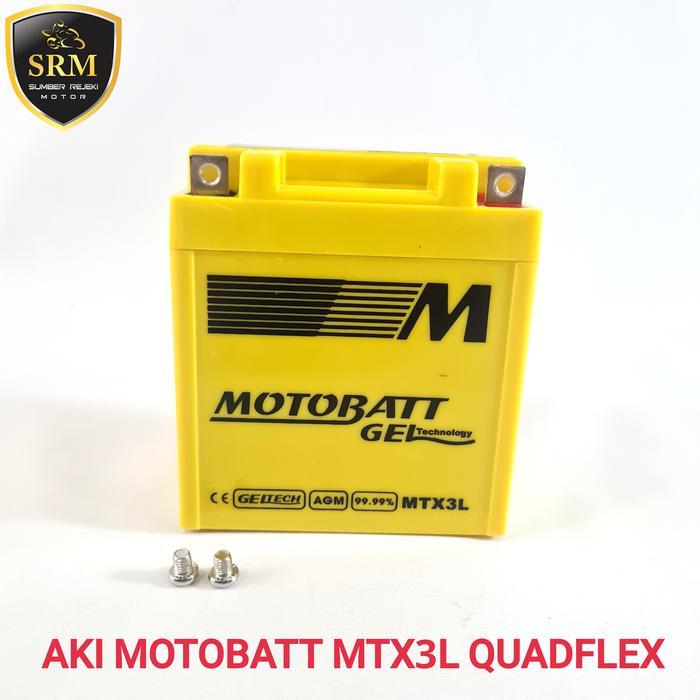 Aki Motobatt Mtx3L Quadflex