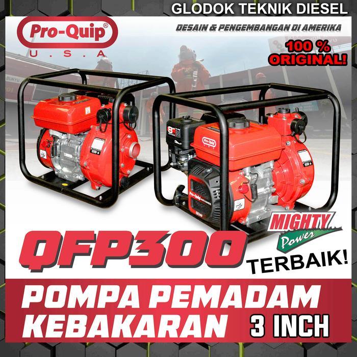 Pompa Pemadam Kebakaran 3 Inch QFP 300 Gasoline Waterpump Alkon ORI