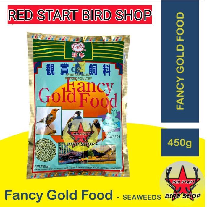 Sale- Fancy Gold Food 450 Gr Voer Burung Murai Batu Anis Cucak Rawa Poksai