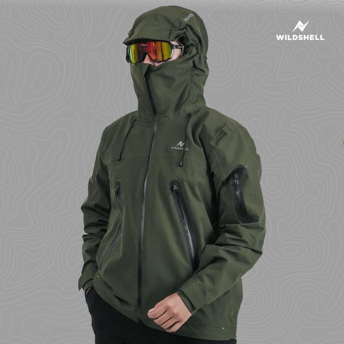 Eiger Summitadventure - Jaket Gunung Gorpcore Edelweis Series 100% Waterproof