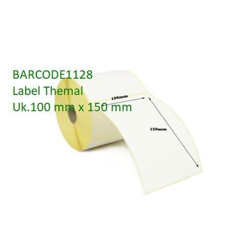 Thermal Label Uk.100Mm X 150 Mm, Sticker Direct Thermal Pasti Promo