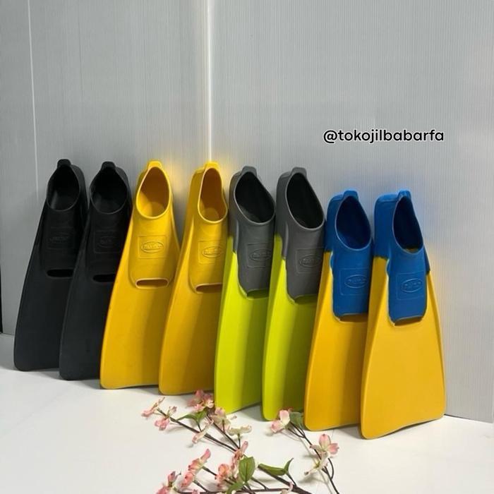 tja - pantas - kaki katak renang pantas fins long ploating - sepatu katak long fins ori