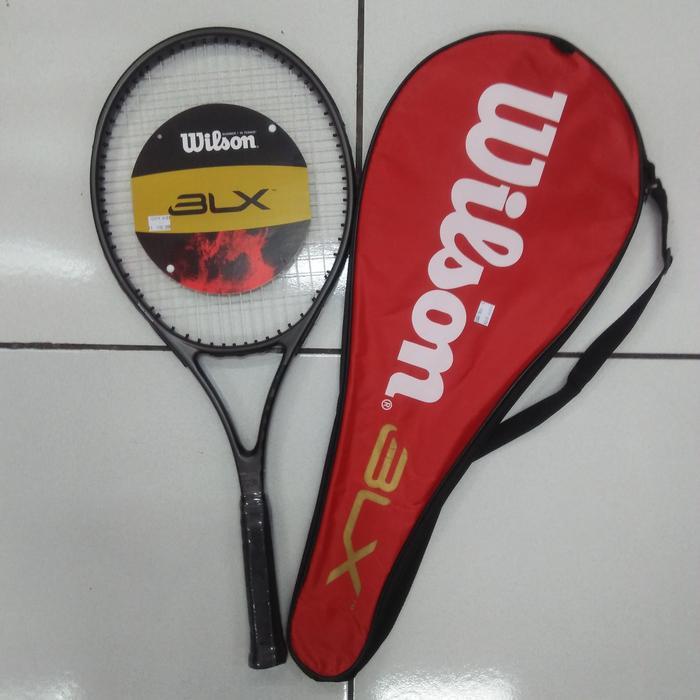 Raket racket tennis tenis wilson BLX Prostaf pro staf + tas hitam