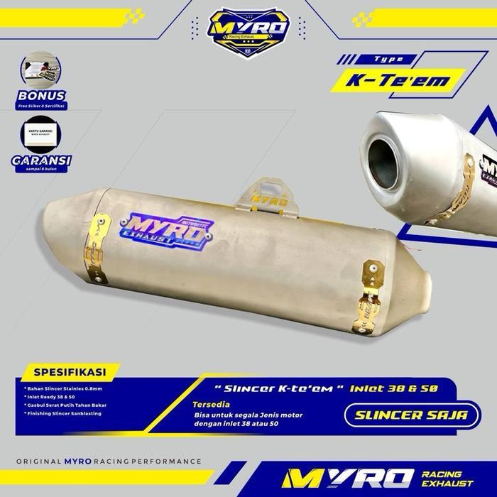 SLINCER KNALPOT KTM Style Original Myro Exhaust Type K-TEEM