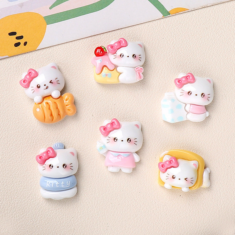 100pcs Resin Kawaii Flatback Scrapbook Diy Jewelry Children Hairpin Accessories