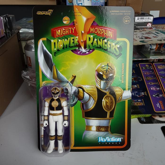 Sale Super7 Reaction Mmpr Power Rangers White Ranger