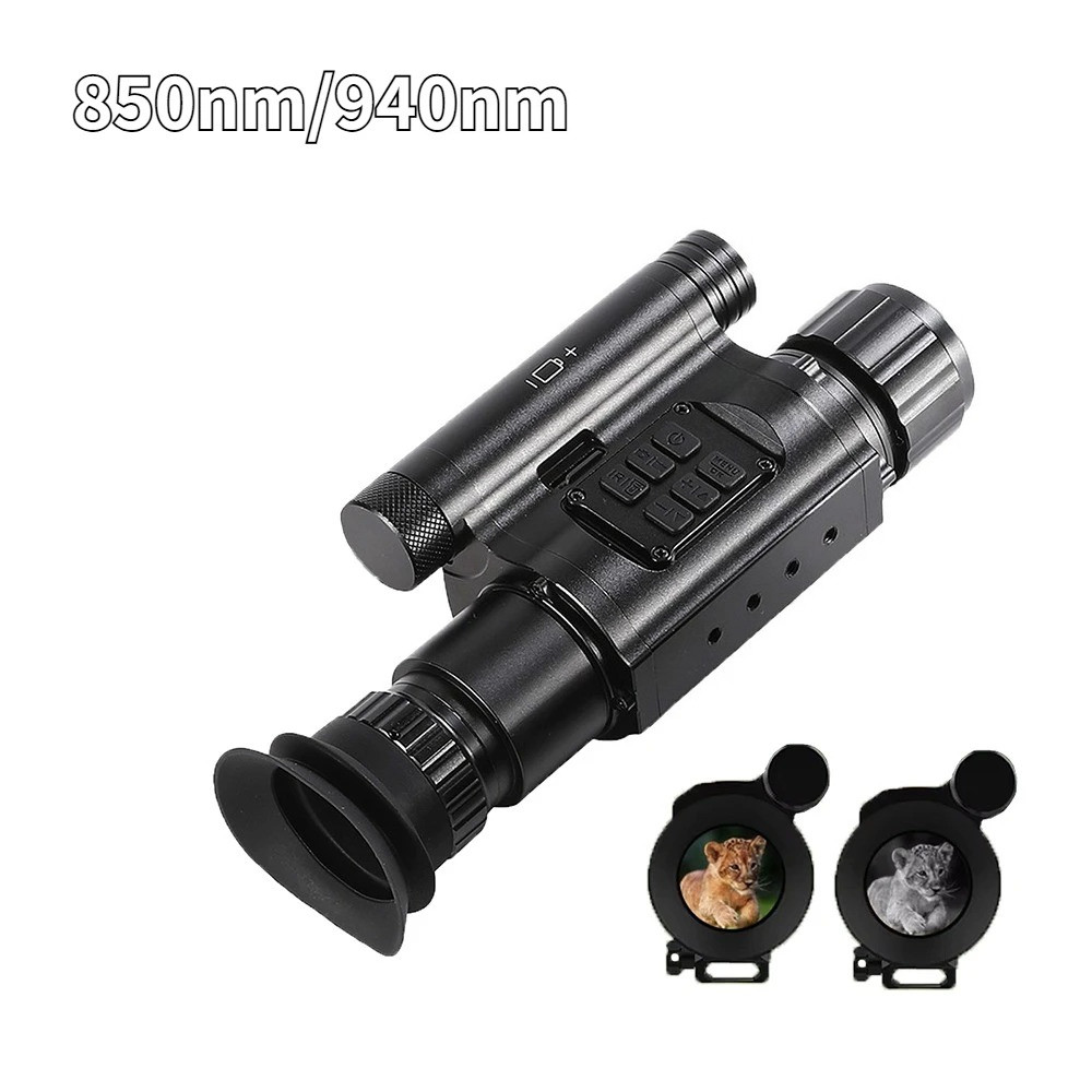 NV075 50mm 940nm/850nm Digital Night Vision Scope Day & Night Hunting Rifle Optics 1080P Resolution