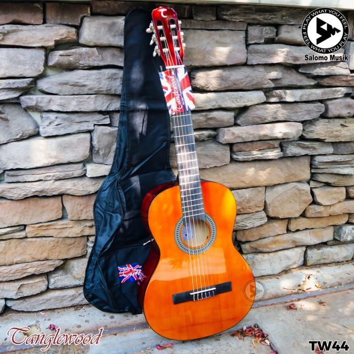 Ready Gitar Klasik Nylon Tanglewood Tw44 Clasic + Softcase By Dawai Jiwa