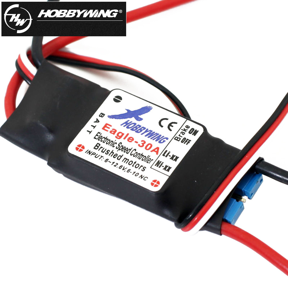Hobbywing Eagle 30A 2-3S 1A/5V Brushed ESC Speed Controller For