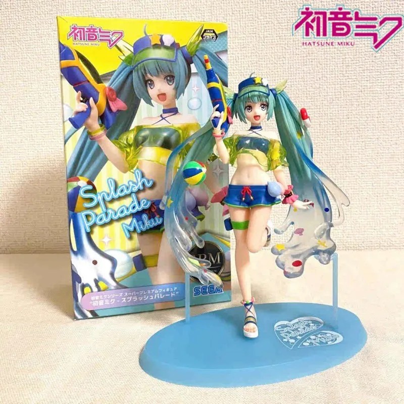 Sega Vocaloid Original Hatsune Miku Figure Spm Summer Water Gun 22cm