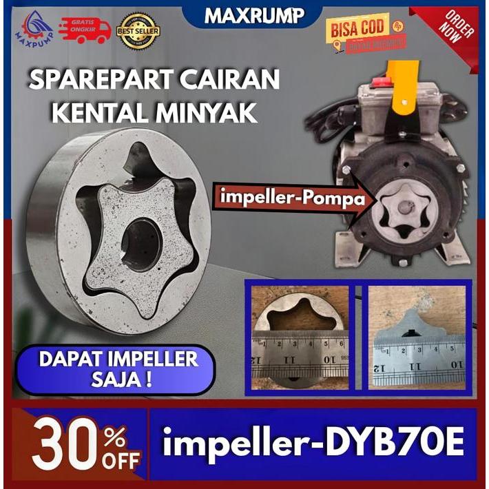MAXPUMP LINEAR SUPPLYPUMP ROTOR SET FEED PUMP IMPELLER POMPA MINYAK CAIRAN KENTAL OLI DAN MINYAK