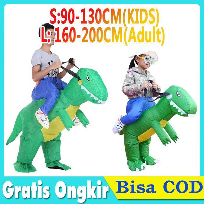 Kostum Dinosaurus Anak Dewasa Kostum Dino Pesta Unik Cosplay