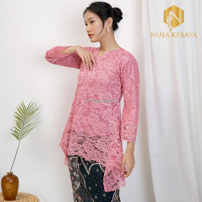 Ready Nusa Kebaya Atasan Kebaya Rinjani Brokat Kebaya Rinjani Kebaya Kondangan Kebaya Brokat By Kain