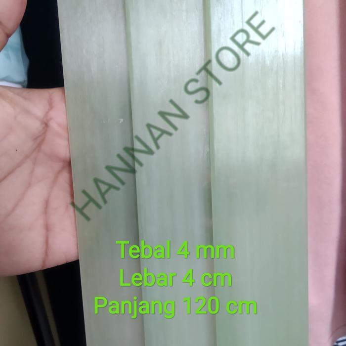 EFG Hijau 4 mm Lebar 4 mm Panjang 120 cm - Epoxy Fiberglass