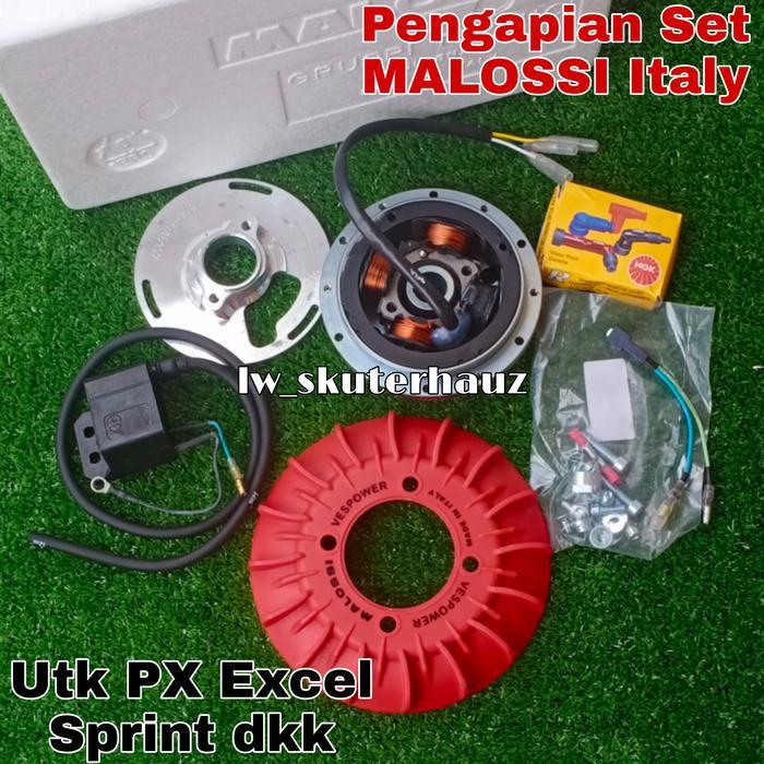 Pengapian set MALOSSI Vespower Untuk Largeframe Vespa PX Excel Sprint