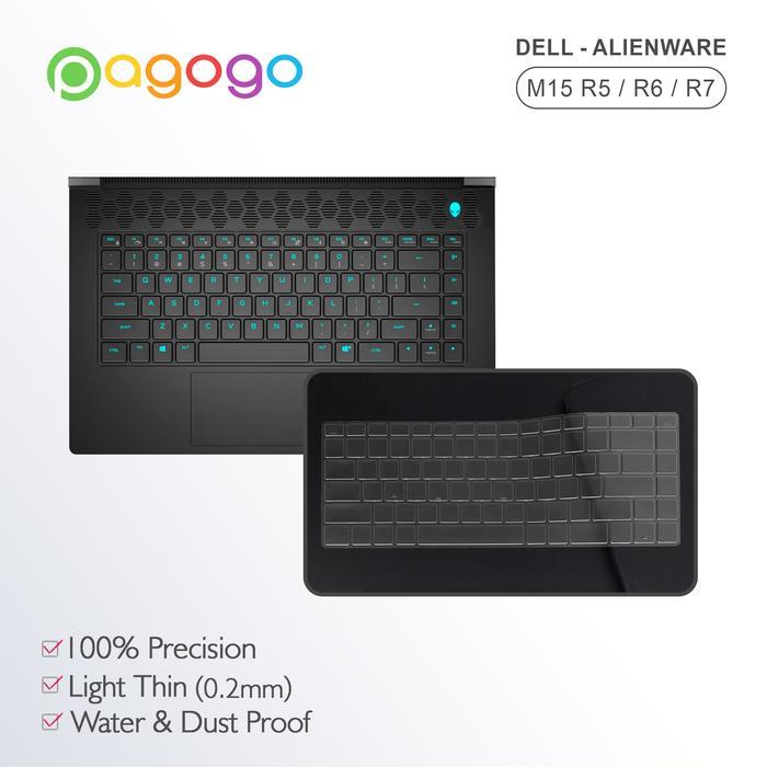Skin Keyboard Protector Alienware M15 R5 R6 R7 Tpu Bening Cooskin