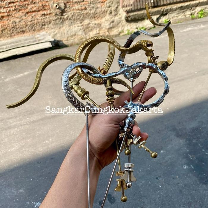 Gantungan Stainless Kuningan Sangkar Besar Wambie Anis Murai Ori Cungkok