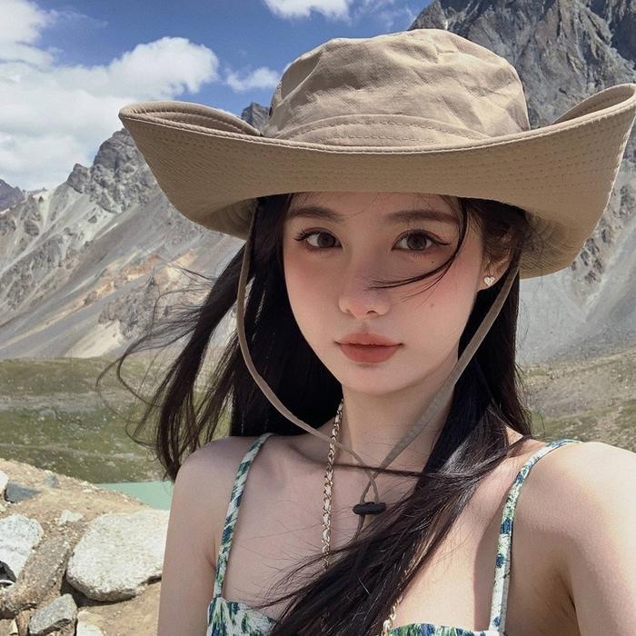 Sn Topi Koboy / Topi Cowboy Wanita Topi Cowboy Amerika Topi Laken Koboy Pria Cewek Dewasa Terlaris