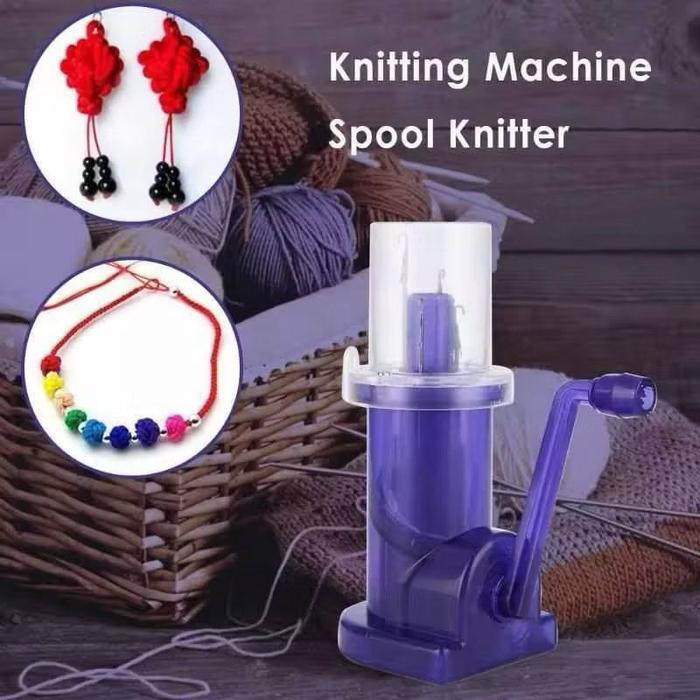 Termurah Alat Rajut Otomatis Mesin Rajut Putar Embellish-Knit Knitting Machine Spool