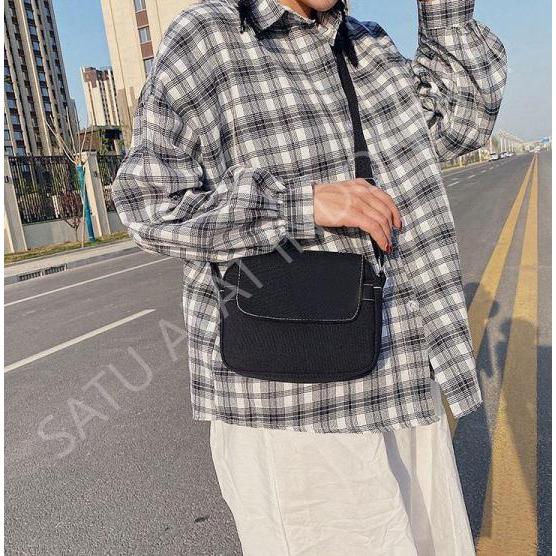 Elizabeth - DAISY Tas Selempang Bahan Kanvas Tebal Premium