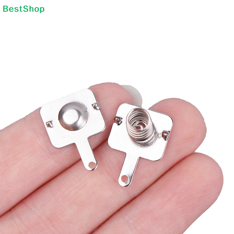 AR18650 Battery Spring Contact Terminals, Metal Positive Negative Plate Set for DIY Electronic