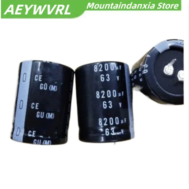 10PCS-2PCS 8200UF 63V original electrolytic capacitor 63V8200UF 35*50MM