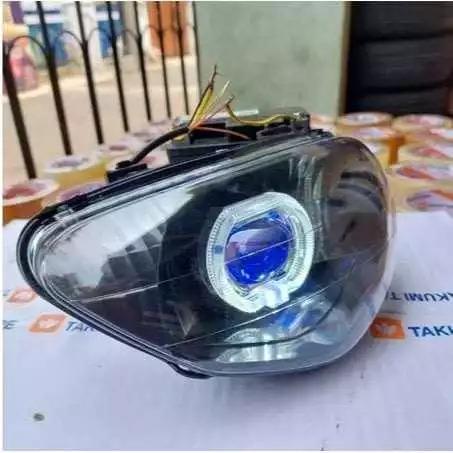 REFLEKTOR LAMPU DEPAN BILED ALA2 MIO SPORTY LAMA / MIO LAMA SET BILED LED 2,5inci SUPER TERANG (BISA