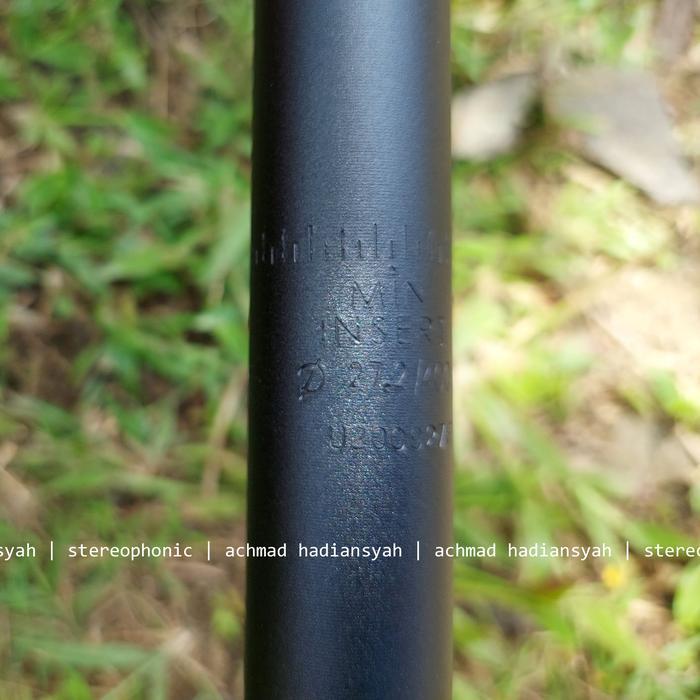 Seatpost Uno 27.2Mm Panjang 400Mm - Seatpost 27.2 Seatpost 27,2 Hitam