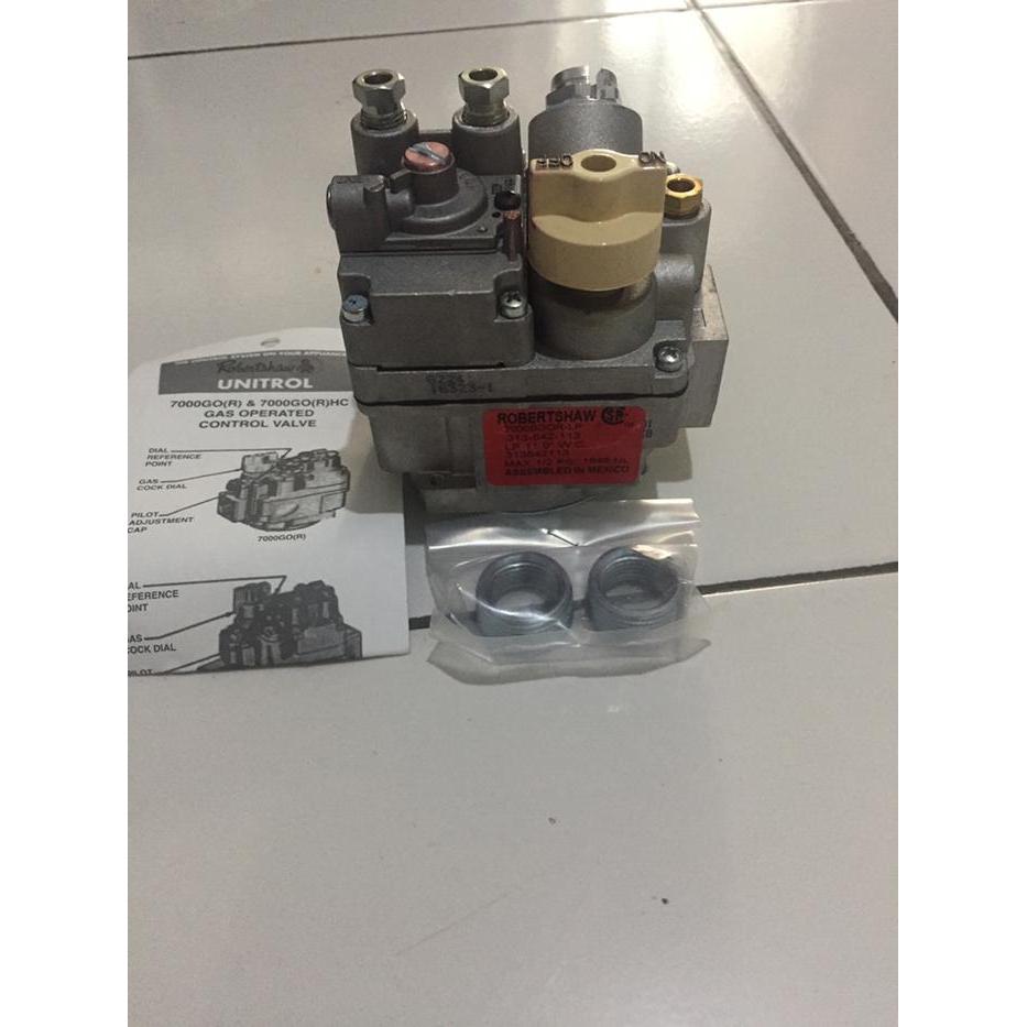 DISKON GAS VALVE FRYER NAYATI / GAS VALVE FRYER ROBERTSHAW