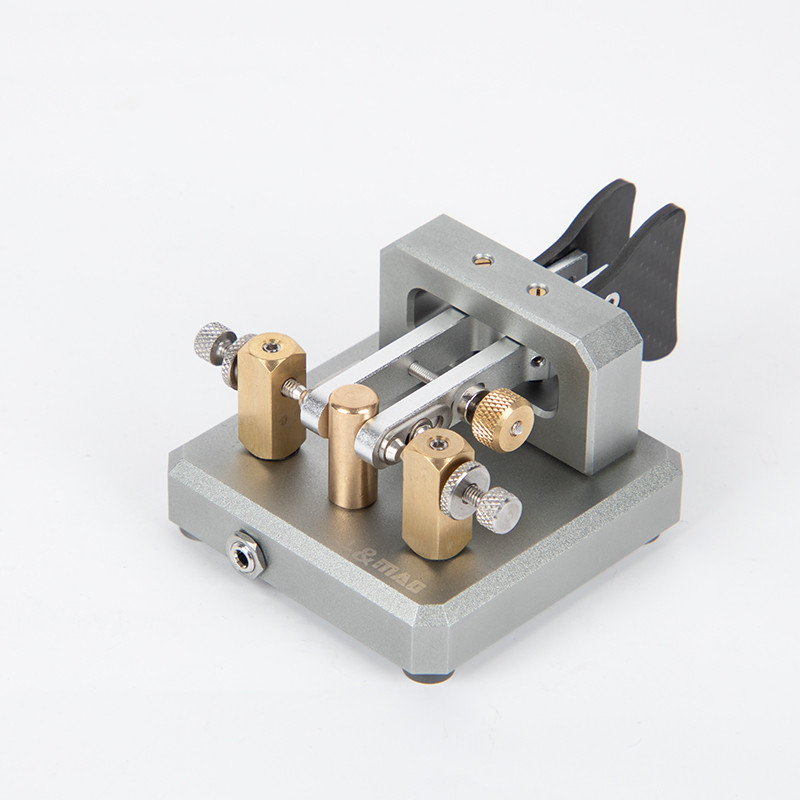 MORSE CODE DOUBLE PADDLE AUTOMATIC KEY SHORT WAVE CW TRANSMITTER HAM ACCESSORIES