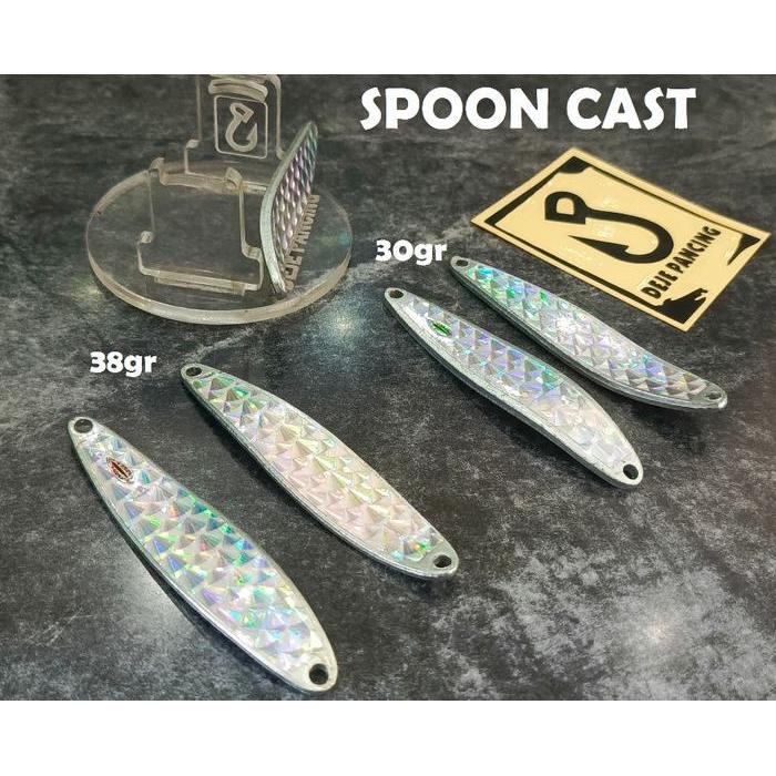 Lure Spoon Cast 30Gr Dan 38Gr Motif Sisik