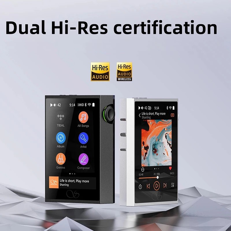SHANLING M1 PLUS Protable Music Player MP3 ES9069Q DAC Dual SGM8262 Amplifier PCM768 DSD512
