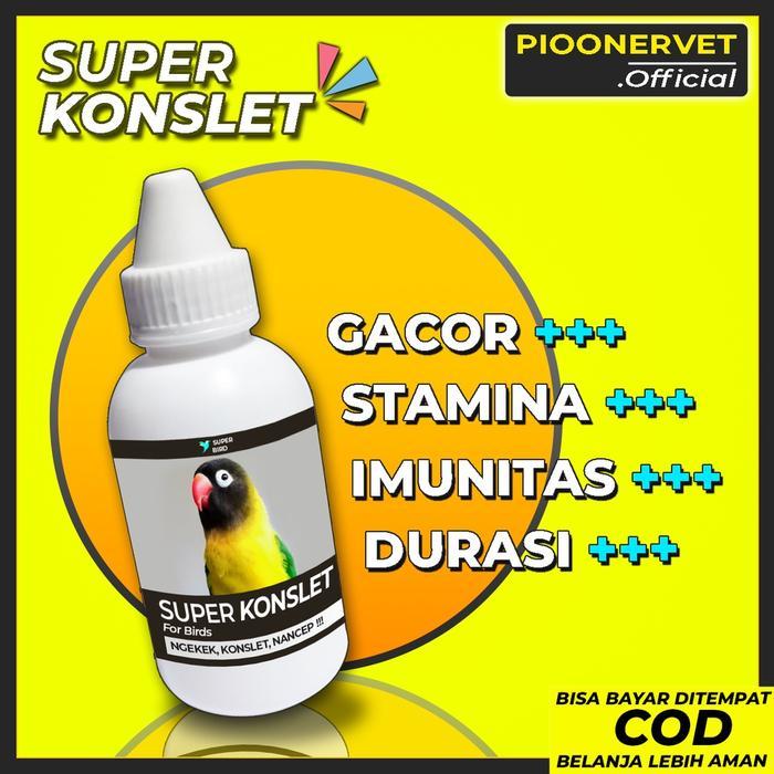 Vitamin Burung Lovebird Super Konslet Obat Konslet Lovebird Vitamin Penggacor Burung Lovebird Kicau