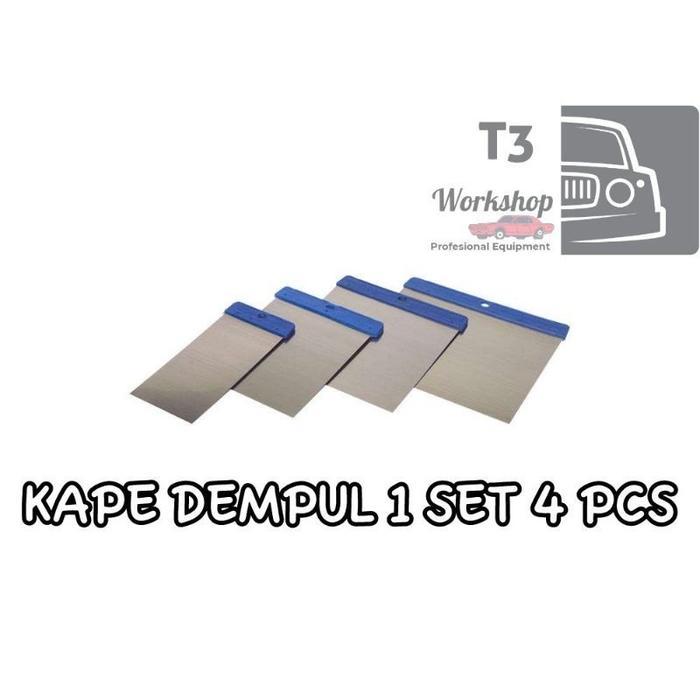 Kape Dempul Colad Japanese Knive 1 Set 4Pcs #Gratisongkir