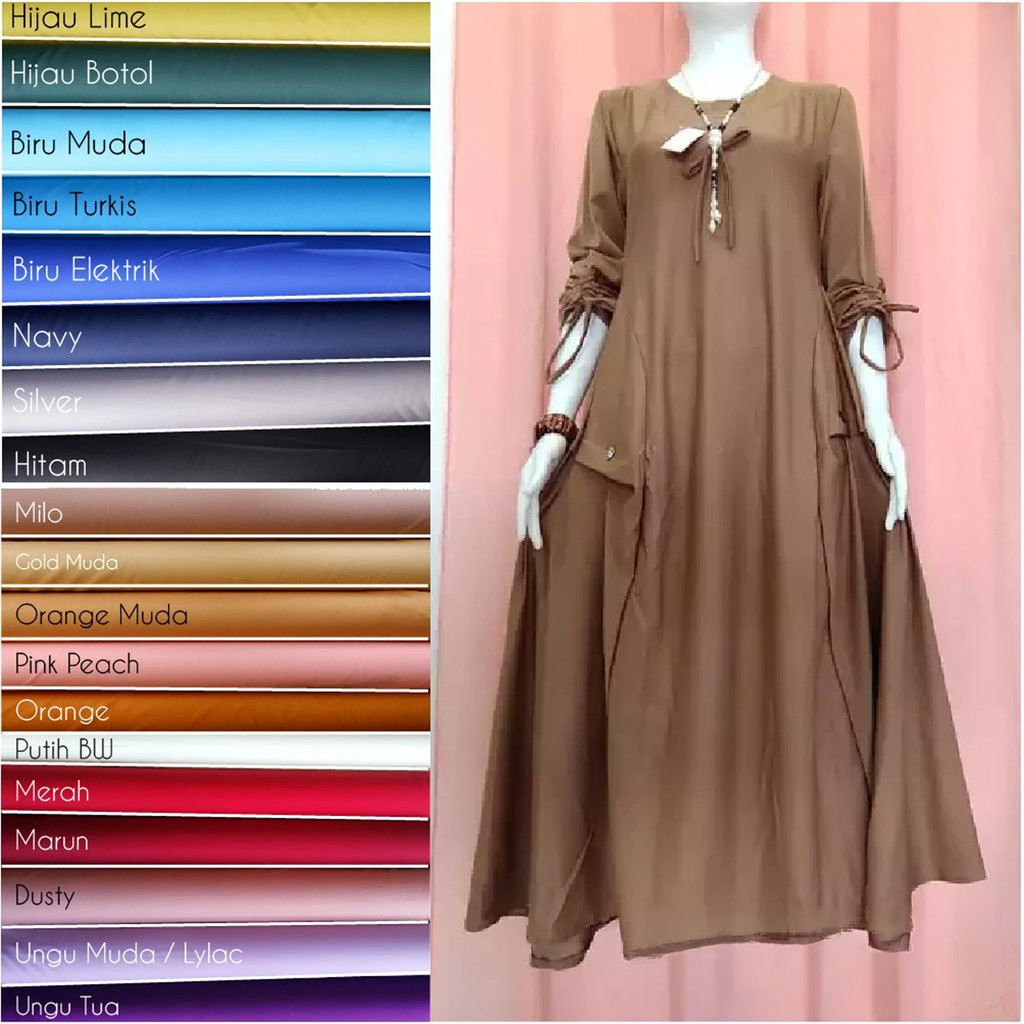 Kain Moscrepe Premium Meteran – Bahan Gamis, Hijab & Dress Lembut Nyaman 1 Meter