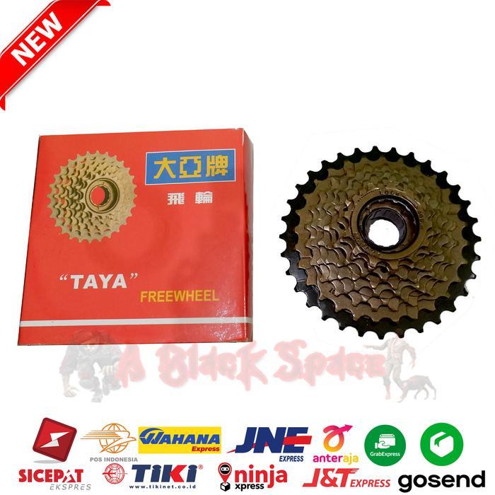 Sprocket Freewheel Sepeda 9 Speed Drat Ulir Taya 1/2X3/32 #Gratisongkir