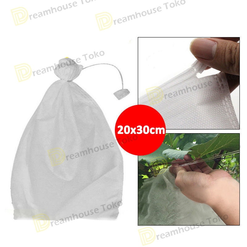 Brongsong buah kelengkeng besar 50x100 Pembungkus Buah BLongsong kelengkeng jaring buah/Brongsong