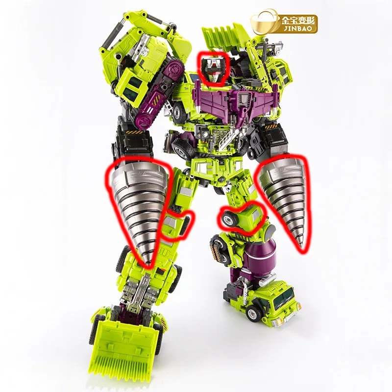 Transformation Jinbao Devastator Upgrade Kits Figure Toys
