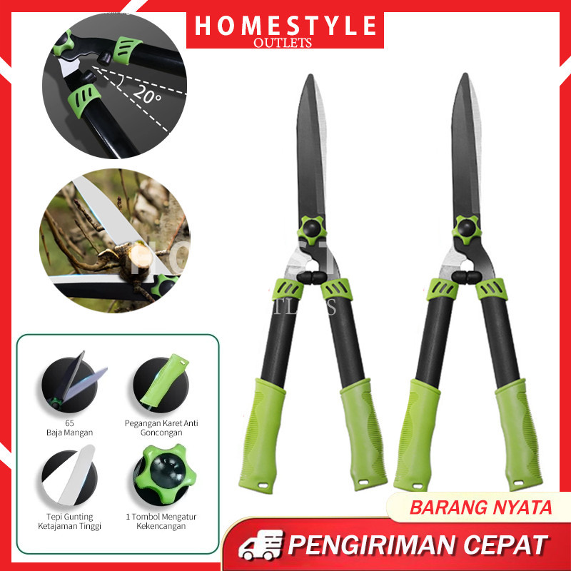 Gunting Dahan Rumput Super Tajam Gunting Rumput Taman Gunting Tanaman Gunting Pangkas Daun Rumput