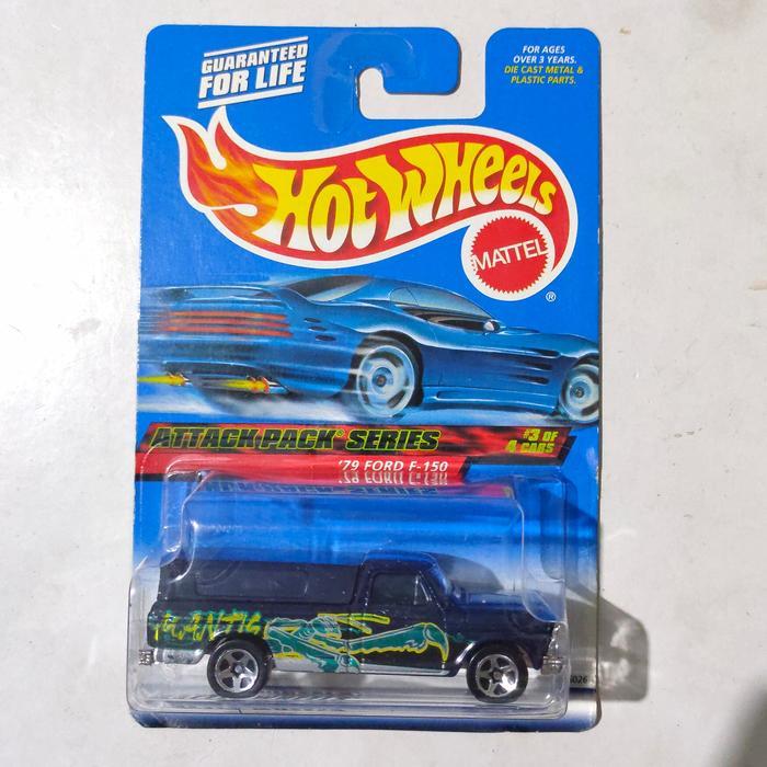 Hotwheels Hot Wheels 1979 79 Ford Truck F150 F 150 hitam 2000