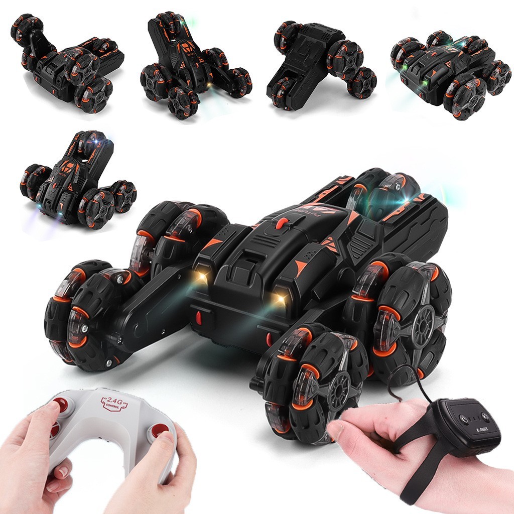 JJRC JC05 Five Wheels Swing Arms RC Stunt Car 1:24 2.4GHz RC Drift