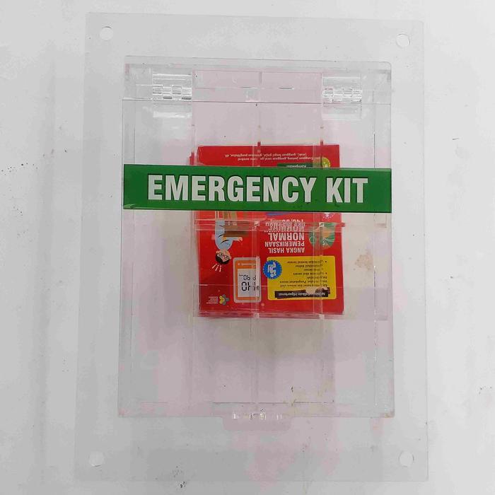Mini Emergency Kit Box Akrilik Bonus Poster Syock Anafilaktik