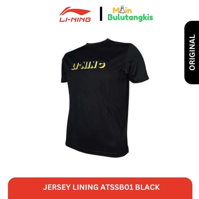 Jersey Badminton Lining 2025 ATSSB01 Black Original