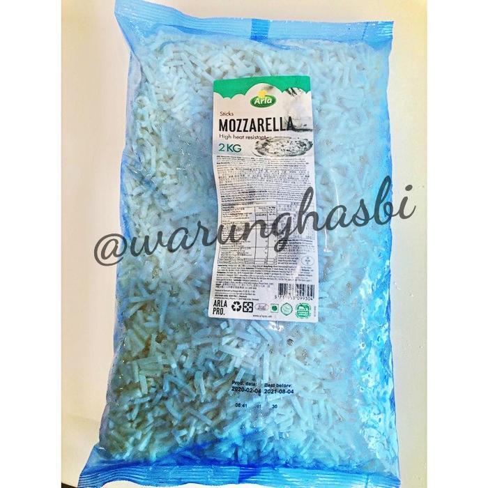 1kg ARLA shredded mozarella stick (repack)