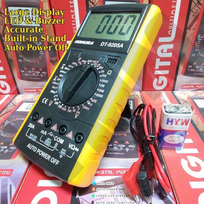 Krisbow - Beli Avometer Digital Multimeter Multitester Digital Dt9205A Dt 9205A