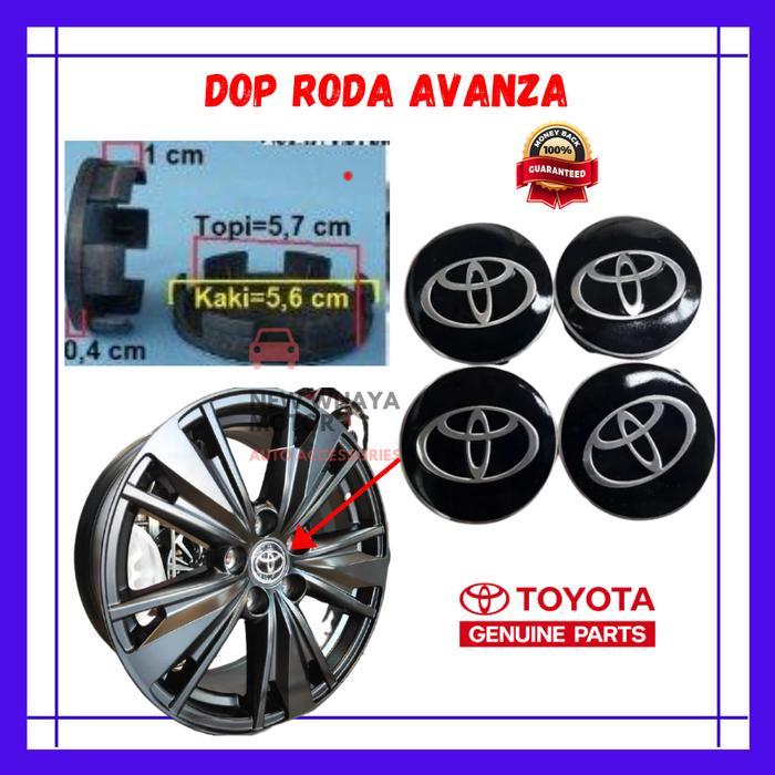 TUTUP DOP/VELG RODA HITAM AVANZA ORIGINAL