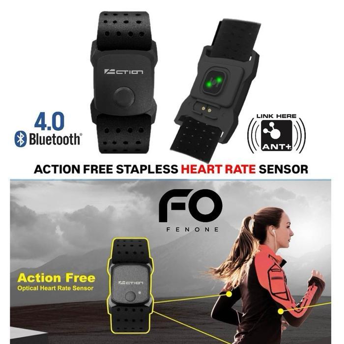 STRAPLESS HEART RATE SENSOR SEPEDA TOP ACTION / ARMBAND HEART RATE SENSOR HEART RATE DUAL MODE