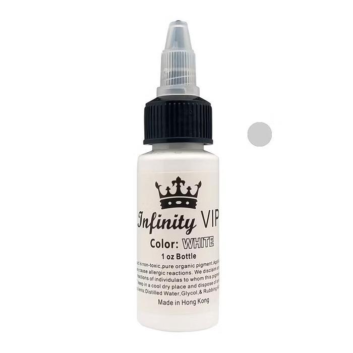 Putih Tinta Tato 30Ml Tinta Tatto Infinity / Tinta Tato / Tinta Tattoo Ink / Tato Pigment Tato